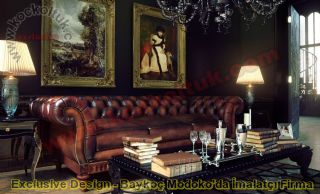 Lale Kol Tasarımlı İngiliz Klasik Chester Koltuk Modeli