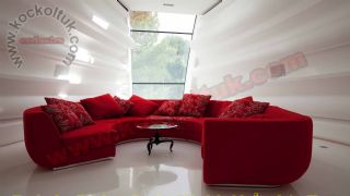 Modern Salon Tasarımları Büyük Ölçülü Koltuklar