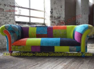 Patchwork Koltuk Takımları Dekoratif Koltuklar