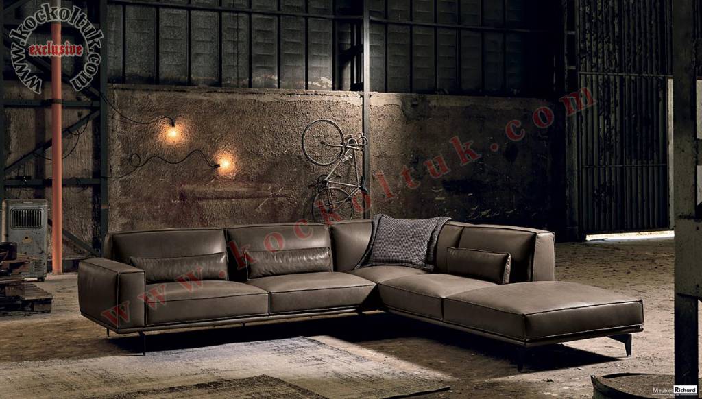 Luxruy Modern Living Room Sectional Corner Sofa
