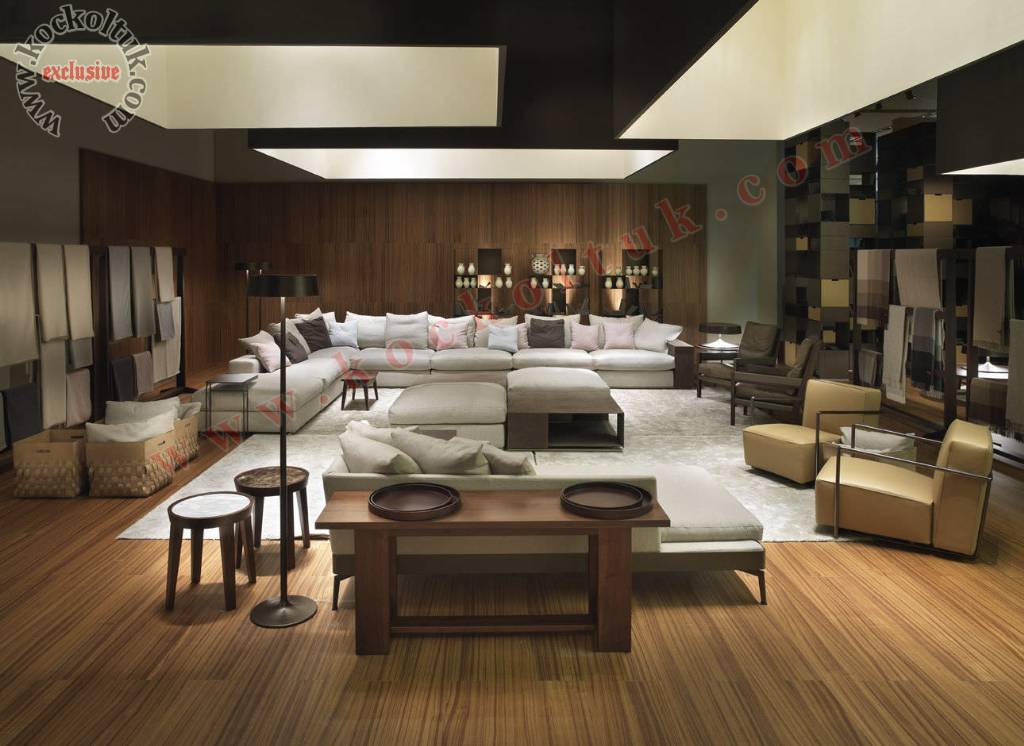 Modern Luxury Salon Tasarımı Özel Ölçü Köşe Takımı