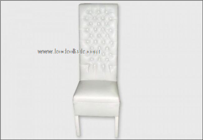 Nikah İçin Özel Sandalye Modeli Yüksek sırtlı özel tasarım