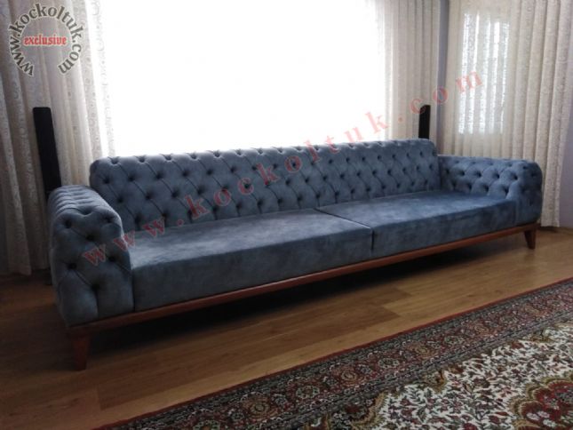 lacivert modern chester kanepe özel büyük ölçü