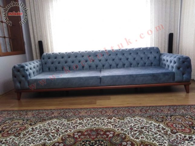 lacivert modern chester kanepe özel büyük ölçü